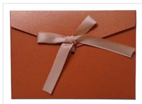 WEKONUMEX Hochzeit Postkarte Einladungen, Hochzeitseinladungskarte mit Umschlägen, Mehrfarbig, 10 Stück(Short-Copper) von WEKONUMEX