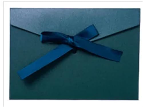 WEKONUMEX Hochzeit Postkarte Einladungen, Hochzeitseinladungskarte mit Umschlägen, Mehrfarbig, 10 Stück(Short-Green) von WEKONUMEX