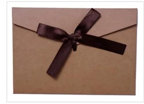 WEKONUMEX Hochzeit Postkarte Einladungen, Hochzeitseinladungskarte mit Umschlägen, Mehrfarbig, 10 Stück(Short-Kraft-Paper) von WEKONUMEX
