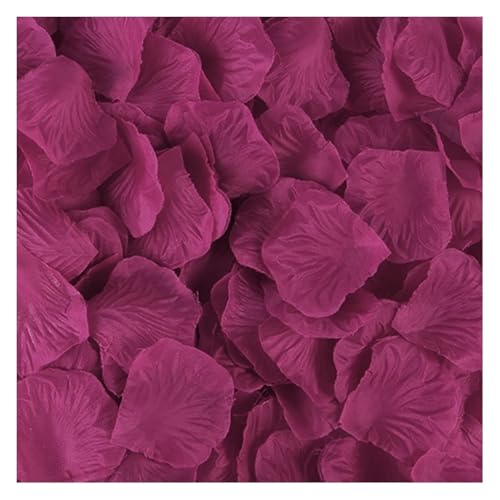 WEKONUMEX Künstliche Blumenblüten, Künstliche Rosenblätter, Hochzeitsblütenblätter, Bunte Seidenblumen, Zubehör for Karten, Geschenkpapier, Tischdekoration, 2000 Stück WEKONUMEX Künstliche Blumenblüten, Künstliche Rosenblätter, Hochzeitsblütenblätter, Bunte Seidenblumen, Zubehör for Karten, Geschenkpapier, Tischdekoration, 2000 Stück von WEKONUMEX
