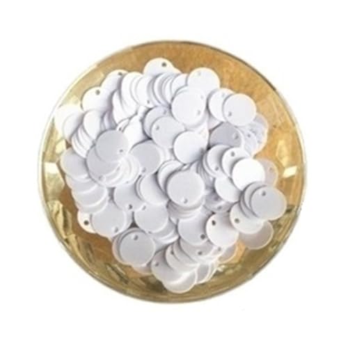 WEKONUMEX Pailletten Applique, 1 Beutel 8–20 mm kreative Bastelpailletten, Bastelpailletten mit 1 Loch(8mm*20) von WEKONUMEX
