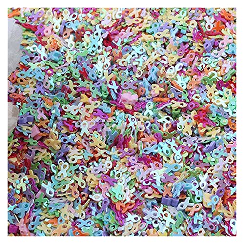 WEKONUMEX Pailletten Applique, 10 g Pailletten, rosa Band, lose PVC-Pailletten, Z719(Mixed Color) von WEKONUMEX