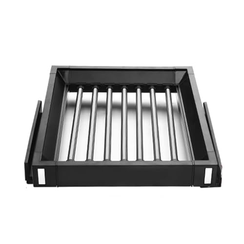 WEKONUMEX ausziehbarer hosenständer, Aluminiumlegierung Schwarz 450-1200mm(600-850mm) von WEKONUMEX