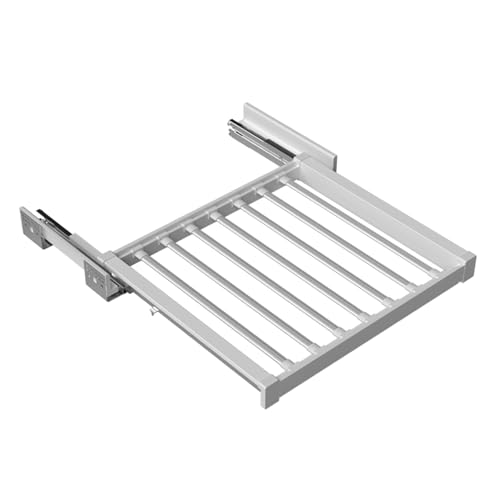 WEKONUMEX ausziehbarer hosenständer, Ausziehbarer Hosenständer aus Aluminiumlegierung for Waschmaschinen-Trockenständer, Mehrfarbig, mehrere Größen(White,850-1200mm) von WEKONUMEX