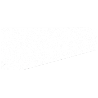 WEKRE Trennstreifen Trapez - 190 g/qm Karton weiß 100 Stück. von WEKRE