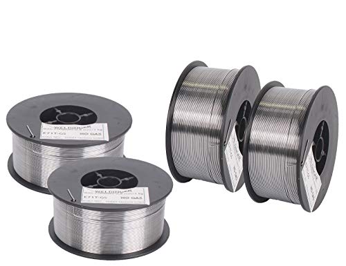 4 Rollen WELDINGER Fülldraht D100 0,8 mm 0,9 kg (MIG/MAG-Schweißdraht NoGas) von WELDINGER