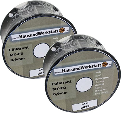 Fülldraht 2 Rollen x 0,9mm 1 Kg zusammen 2kg Für Güde Rowi u.a. von deutschem Markenhersteller Fülldraht 2 Rollen x 0,9mm 1 Kg zusammen 2kg Für Güde Rowi u.a. von deutschem Markenhersteller von WELDINGER