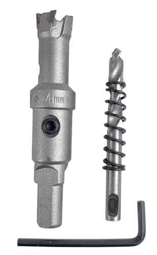 WELDINGER 12mm Lochsäge Hartmetall für Stahl, Edelstahl NE-Metall Guss von WELDINGER