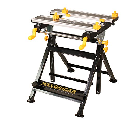 WELDINGER ALU-Werkbank 7-Fach verstellbar neigbar Alu-Profilplatte (Werktisch) von WELDINGER