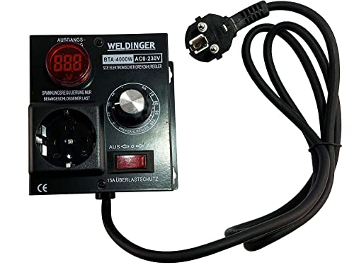 WELDINGER Spannungsregler AC 230V 9A 4000W WELDINGER Spannungsregler AC 230V 9A 4000W von WELDINGER
