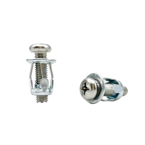 Blütenblatt-Spreizmutter 304 Edelstahl Blütenblatt Form Nietmutter Schraube Bolzen Kit Expansion Metall Nietmutter Klemme Lock Jack Muttern M4-M8(Flat Head,M4x20 (5Pcs)) von WELDRIC