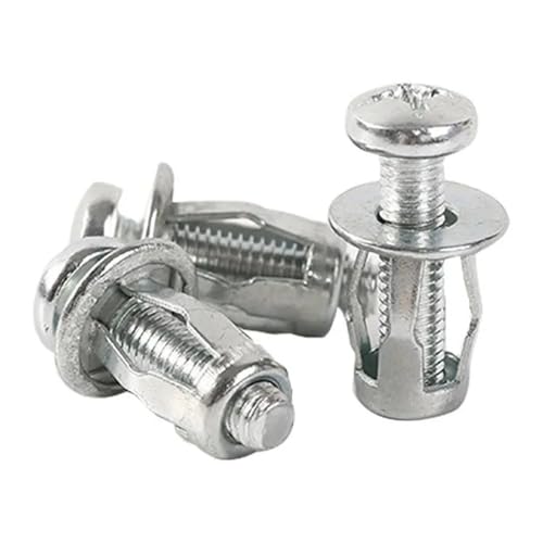 Blütenblatt-Spreizmutter 50 Stück Jack Nuts Schraube Blütenblatt Schraube Anker Blütenblatt Expansion Stecker for Vorhang Expansion Klemme Blütenblatt Niet Schloss(50PCS M5X25) von WELDRIC
