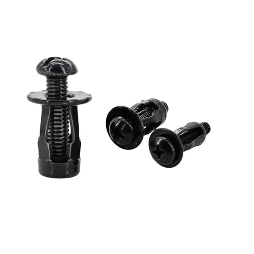 Blütenblatt-Spreizmutter M4 M5 M6 M8 Molly Jack Nut Sechskantschraube Nietmuttern-Set Metall Blütenblattform Páncel Klemme Rivnut Nieten Einsätze(Cross Head (Black),M6x20(5Pcs)) von WELDRIC