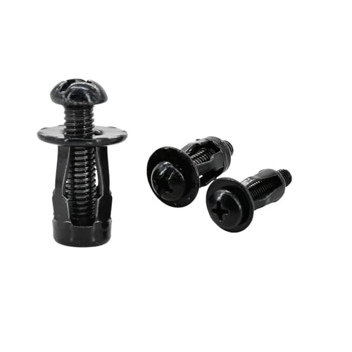 Blütenblatt-Spreizmutter M4 M5 M6 M8 Nieteinsatzmuttern Mutter Dehnschraube Blütenblattform Metallmutter Panel Lizenz Fix Lock Klemme Rivnut(Cross Head (Black),M4x20(10Pcs)) von WELDRIC