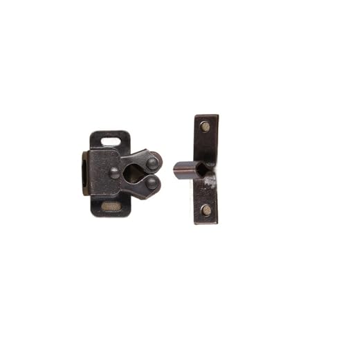 WELDRIC Kabinett Scharnier 2-10 STÜCKE Dämpferpuffer Türanschlag Schließer Stopper Magnet Schrank Fänge Mit Schrauben Kleiderschrank Hardware Möbelbeschläge(Bronze (2PCS)) von WELDRIC