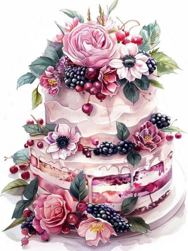WELIWE Stickerei-Kreuzstich-Set 11CT Vorgedruckte Leinwand DIY Kunst Kreuzstich Kit für Anfänger Kinder Heimdekoration Kuchen 40×50 cm WELIWE Stickerei-Kreuzstich-Set 11CT Vorgedruckte Leinwand DIY Kunst Kreuzstich Kit für Anfänger Kinder Heimdekoration Kuchen 40×50 cm von WELIWE
