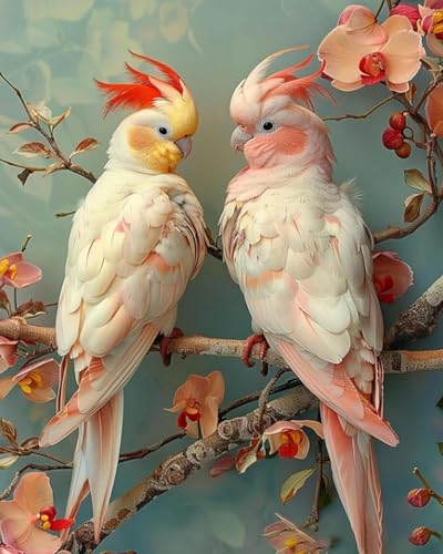 WELIWE Vorgedruckt Kreuzstich kit für Erwachsene 11CT Stickerei Set DIY Starter Stickbild Handwerk Heimdekoration Papageienvogel 40×50cm WELIWE Vorgedruckt Kreuzstich kit für Erwachsene 11CT Stickerei Set DIY Starter Stickbild Handwerk Heimdekoration Papageienvogel 40×50cm von WELIWE