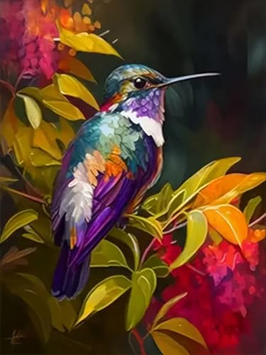 WELIWE Vorgedruckt Kreuzstich kit für Erwachsene 11CT Stickerei Set DIY Starter Stickbild Handwerk Heimdekoration Vogel auf Ast 40×50 cm WELIWE Vorgedruckt Kreuzstich kit für Erwachsene 11CT Stickerei Set DIY Starter Stickbild Handwerk Heimdekoration Vogel auf Ast 40×50 cm von WELIWE
