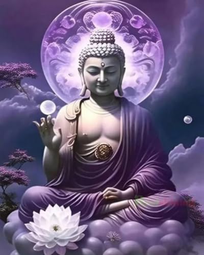 WELIWE Vorgedruckt Kreuzstich kit für Erwachsene Buddha-Figur 11CT Stickerei Set DIY Starter Stickbild Handwerk Heimdekoration 40×50cm WELIWE Vorgedruckt Kreuzstich kit für Erwachsene Buddha-Figur 11CT Stickerei Set DIY Starter Stickbild Handwerk Heimdekoration 40×50cm von WELIWE