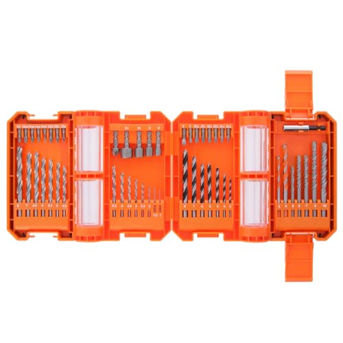 51-teiliges Kombi-Bohrer-Set Mehrzweck, inkl. HSS-Bohrer, Holzbohrer, Steinbohrer, Schraubendreher-Bits, Steckschlüssel, magnetischer Bithalter, Lieferung in faltbarem, kompaktem Koffer 51-teiliges Kombi-Bohrer-Set Mehrzweck, inkl. HSS-Bohrer, Holzbohrer, Steinbohrer, Schraubendreher-Bits, Steckschlüssel, magnetischer Bithalter, Lieferung in faltbarem, kompaktem Koffer von WELLCUT