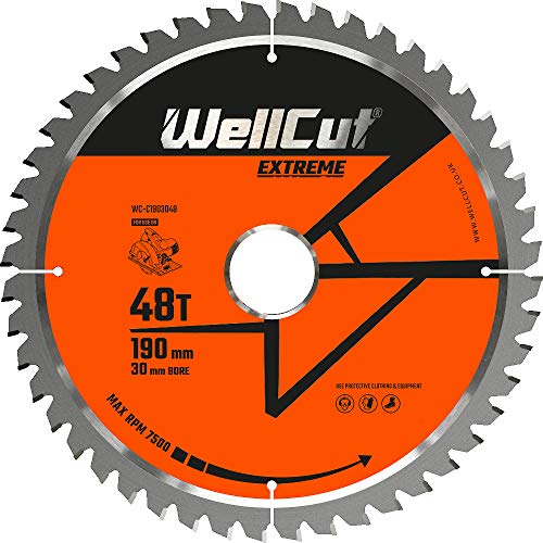 WellCut Kreissägeblatt WC-C1903048 TCT 190 x 2,4 x 30 mm 48 Zähne WellCut Kreissägeblatt WC-C1903048 TCT 190 x 2,4 x 30 mm 48 Zähne von WELLCUT