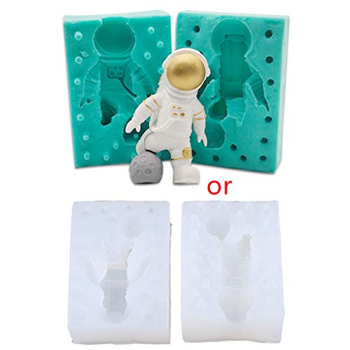 3D-Astronauten-Silikonform für Ton, Seife, Epoxidharz, Kuchen, Schokolade, Dessert, Fondant, Dekorationswerkzeuge 3D-Astronauten-Silikonform für Ton, Seife, Epoxidharz, Kuchen, Schokolade, Dessert, Fondant, Dekorationswerkzeuge von WELLDOER