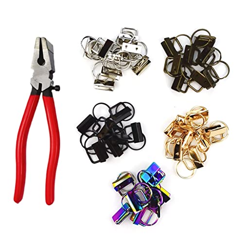 WELLDOER 40-teiliges Schlüsselanhänger-Hardware-Set, 5 Farben, Schlüsselanhänger mit Schlüsselringen für Schlüsselglas WELLDOER 40-teiliges Schlüsselanhänger-Hardware-Set, 5 Farben, Schlüsselanhänger mit Schlüsselringen für Schlüsselglas von WELLDOER