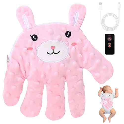 WELLXUNK Baby Soothing Palm Hand, Elektrisches Handkissen Zum Baby Schlafen, Sleeping Aid Toys for Ba-by von WELLXUNK