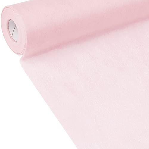 WELTRXE Vlies Tischläufer, Tischband aus Vliesstoff zur Dekoration, 28cm × 10m Rosa Tischdeko in Rolle, Edle Bunte Dekoration für Party Hochzeit Deko auch als Geschenkband für Festival Neujahr WELTRXE Vlies Tischläufer, Tischband aus Vliesstoff zur Dekoration, 28cm × 10m Rosa Tischdeko in Rolle, Edle Bunte Dekoration für Party Hochzeit Deko auch als Geschenkband für Festival Neujahr von WELTRXE