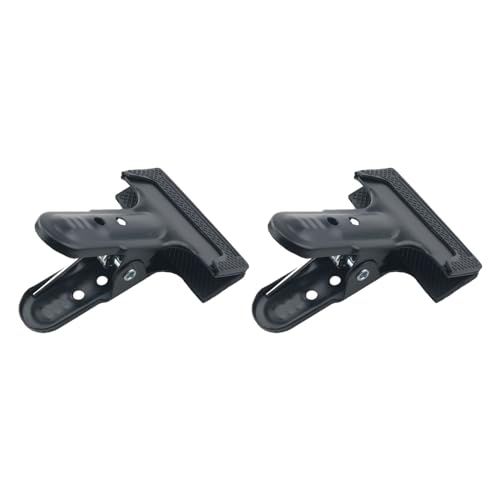WELWIK 2 schwarze Metallfeder-Clips, Fotoausrüstung, Hintergrundständer, Klemme, geeignet für die Befestigung von Papier und Spiegeln WELWIK 2 schwarze Metallfeder-Clips, Fotoausrüstung, Hintergrundständer, Klemme, geeignet für die Befestigung von Papier und Spiegeln von WELWIK