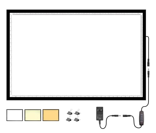 WELZK 7000 Lux High Bright leuchttisch A1, 3 Colors Light Pad. 10 Levels Dimming Diamond Painting leuchttisch, Tracing lichtpad, Zeichnung leuchtpad, etc. WELZK 7000 Lux High Bright leuchttisch A1, 3 Colors Light Pad. 10 Levels Dimming Diamond Painting leuchttisch, Tracing lichtpad, Zeichnung leuchtpad, etc. von WELZK