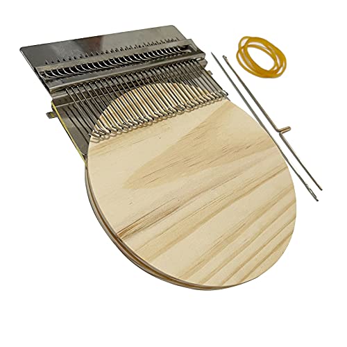 Small Loom-Speedweve Type Weave Tool Wooden Multi-Craft Darning Machine Loom Metal DIY Weaving Arts Schnell Mini Mending Loom Hand Weaving Tool Holz Darning Loom 28/12 Haken (28 Haken) von WENDAO