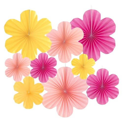 WENH 9 Teile/satz Hängende Papierblumen for Die Saison Hängende Papierfächer Papierblumen Dekoration GarlanFlowers Papier Party Dekoration Garlan WENH 9 Teile/satz Hängende Papierblumen for Die Saison Hängende Papierfächer Papierblumen Dekoration GarlanFlowers Papier Party Dekoration Garlan von WENH