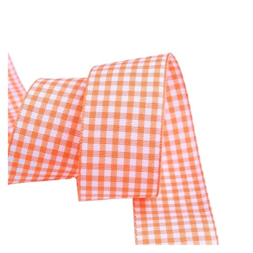 WENH Band, Kariertes Band, 0,6–38 mm, 45,7 m lang, Polyester, gewebter Rand(S016,25mm) von WENH