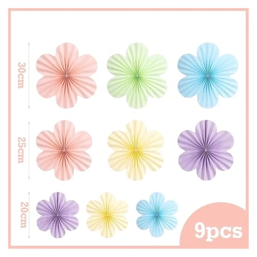 WENH Pastellblaue grüne Papierblumen hängen Dekorationen Wandpapierfächer Klassenzimmer Geburtstagsfeier Papier Blumenfoto Hintergrund Dekor WENH Pastellblaue grüne Papierblumen hängen Dekorationen Wandpapierfächer Klassenzimmer Geburtstagsfeier Papier Blumenfoto Hintergrund Dekor von WENH