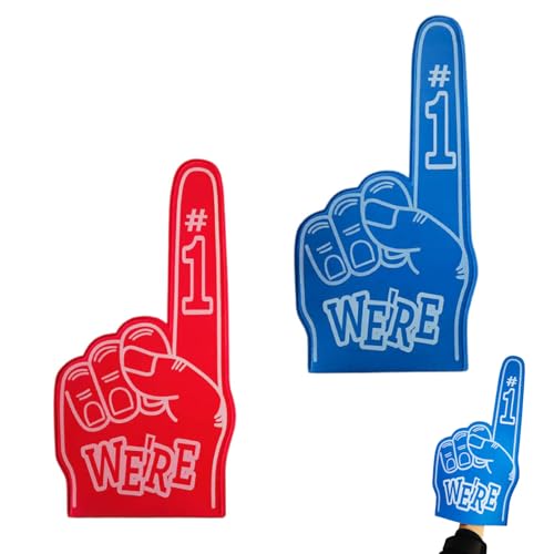 Schaumstoff-Fingerzeiger-Hand, riesige Nummer 1, Schaumstoff-Finger, Cheering-Handschuhe für Sportveranstaltungen, Gladiator-Schaumstoff-Handrequisiten, großer Fingerzeiger für Spiele, Partys und Schaumstoff-Fingerzeiger-Hand, riesige Nummer 1, Schaumstoff-Finger, Cheering-Handschuhe für Sportveranstaltungen, Gladiator-Schaumstoff-Handrequisiten, großer Fingerzeiger für Spiele, Partys und von WENJION