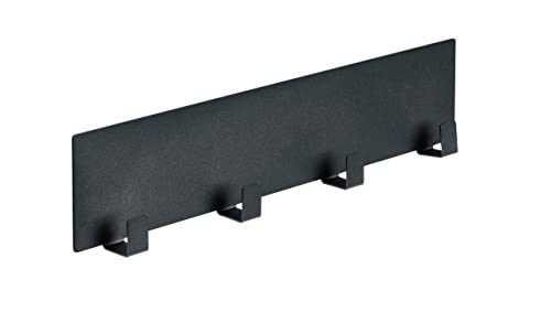 WENKO Magnetische Hakenleiste Ima Schwarz, Black Outdoor Kitchen Zubehör mit 4 Haken zum Aufhängen von Textilien und Grillzubehör, schnelle Befestigung ohne Bohren auf Metallflächen, 30 x 6,5 x 2 cm WENKO Magnetische Hakenleiste Ima Schwarz, Black Outdoor Kitchen Zubehör mit 4 Haken zum Aufhängen von Textilien und Grillzubehör, schnelle Befestigung ohne Bohren auf Metallflächen, 30 x 6,5 x 2 cm von WENKO