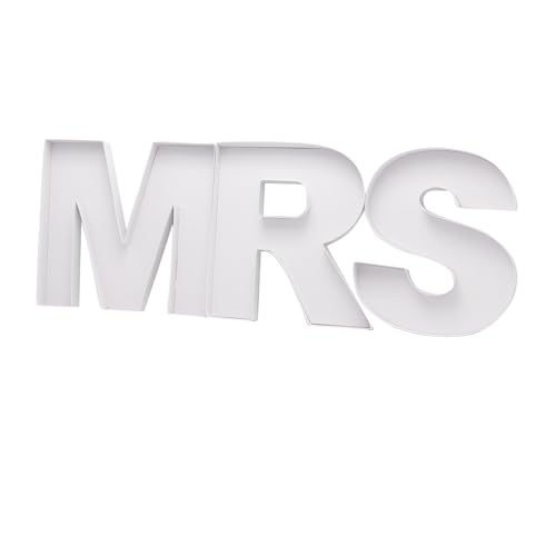 20,8 cm MRS Papp-Buchstaben befüllbar Verlobung Hochzeit Braut Sweet Charcuteire Tablett Party Dekorativ 20,8 cm MRS Papp-Buchstaben befüllbar Verlobung Hochzeit Braut Sweet Charcuteire Tablett Party Dekorativ von WENPACK