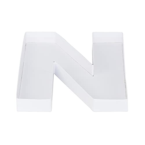 Pappmaché-Box in Buchstabenform, befüllbar, 20,8 cm, Süßigkeitenbehälter, Geburtstags-Leckereien (N) von WENPACK