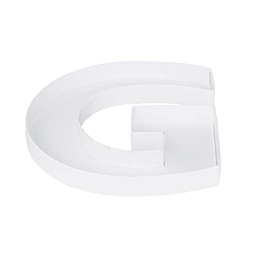 Pappmaché-Box in Buchstabenform, befüllbar, 20,8 cm, Süßigkeitenbehälter, Geburtstags-Leckerli (G) von WENPACK