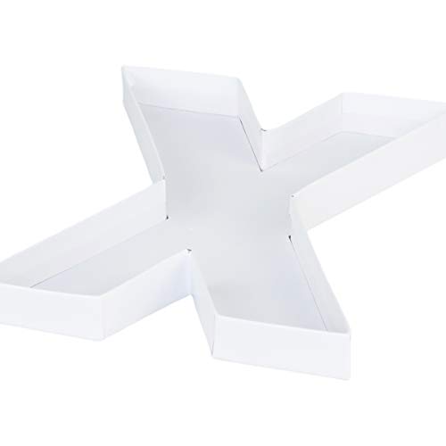 Pappmaché-Buchstabe, befüllbar, für Süßigkeiten, Süßigkeiten, 20,8 cm, Größe X) von WENPACK