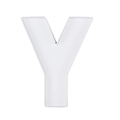 Pappmaché-Papier-Buchstabe, befüllbar, geformt, für Süßigkeiten, Süßigkeiten, Geburtstag, Leckereien (Y), 20,8 cm von WENPACK