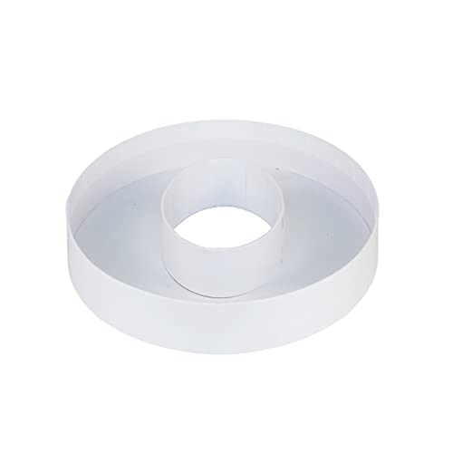 Papptablett mit Zahlenausschnitt, befüllbar, Pappmaché, Charcuterie-Brett, süßes Geburtstags-Lebensmitteltablett für Leckereien, 30,5 cm (Weiß, 0-Form) von WENPACK