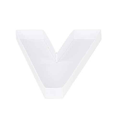 WENPACK Pappmaché-Box in Buchstabenform, befüllbar, 20,8 cm, Süßigkeitenbehälter, Geburtstags-Leckerli (V) von WENPACK