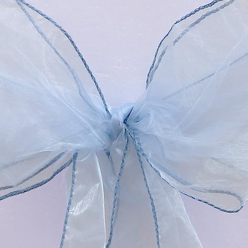 WENSINL Stuhlschärpen, Organza-Stuhlschleifen, 17,8 x 274,4 cm, durchsichtig, für Hochzeit, Party, Bankett, Restaurant, Veranstaltungen, Dekorationen, 50 Stück, staubblau WENSINL Stuhlschärpen, Organza-Stuhlschleifen, 17,8 x 274,4 cm, durchsichtig, für Hochzeit, Party, Bankett, Restaurant, Veranstaltungen, Dekorationen, 50 Stück, staubblau von WENSINL