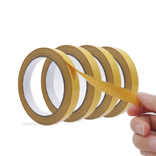 WENSSKKU Doppelseitiges Gewebeband, strapazierfähig, Saumband, kein Nähen, kein Bügeln, perfekt für Kleidung, Vorhänge, Capet, Handwerk und DIY-Projekte, abnehmbar und rückstandsfrei, 10 m x 4 Rollen WENSSKKU Doppelseitiges Gewebeband, strapazierfähig, Saumband, kein Nähen, kein Bügeln, perfekt für Kleidung, Vorhänge, Capet, Handwerk und DIY-Projekte, abnehmbar und rückstandsfrei, 10 m x 4 Rollen von WENSSKKU