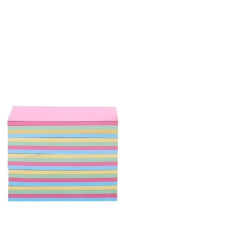 Haftnotizen 100 lustige Designs, wiederverwendbar, selbstklebendes Notizpapier, süße Muster(Square) von WENYOG