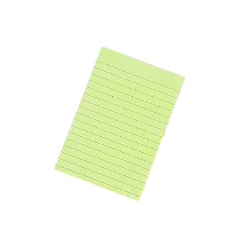 Haftnotizen 1pc 50 Blätter Gefüttert Haftnotizen Post Selbst Haftnotizen Pad Helle Post Stickies Bunte(Green) von WENYOG