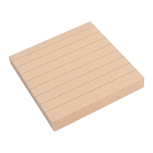 Haftnotizen 80 blätter/PC Kraft Papier Memo Pad Sticky Notes Lesezeichen Schreiben Pads(Khaki B-1PCS) von WENYOG