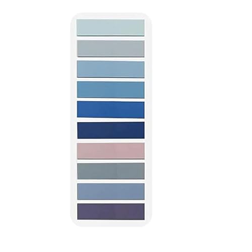 Haftnotizen Buntes transparentes selbstklebendes Lesezeichen-Aufkleber-Anmerkungs-Registerkarten-Papier(Color-06) von WENYOG